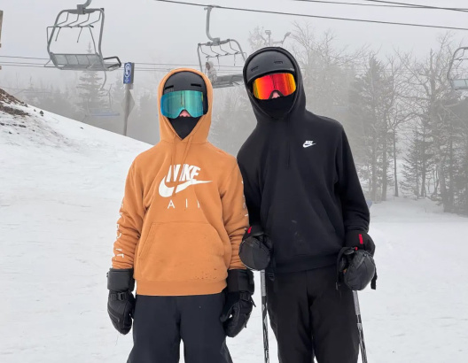 Metro Regional Skiing Competitions Sam McAfee (Right) and Ryan Morris (Left)