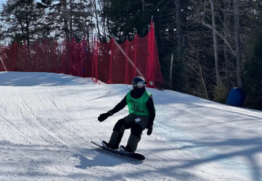 Ilsa Auchnie at the Metro Regional Snowboarding at Martock