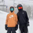 Metro Regional Skiing Competitions Sam McAfee (Right) and Ryan Morris (Left)