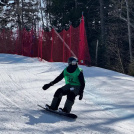 Ilsa Auchnie at the Metro Regional Snowboarding at Martock