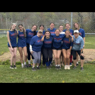 Girls Softball Team even though not successful had great camaraderie and lots of fun!